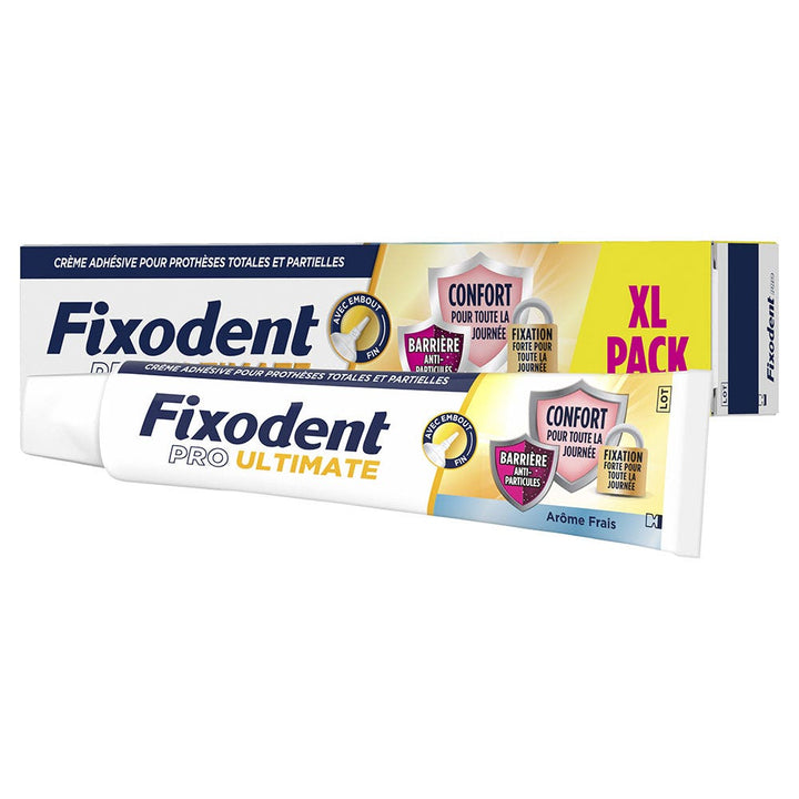 Fixodent Pro Ultimate Adhesive Cream for Total & Partial Dentures Freshness 57ml (1.93fl oz)