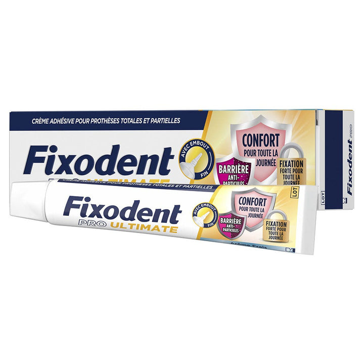 Fixodent Pro Ultimate Adhesive cream for full and partial dentures fresh feel 40 g (1.41oz)