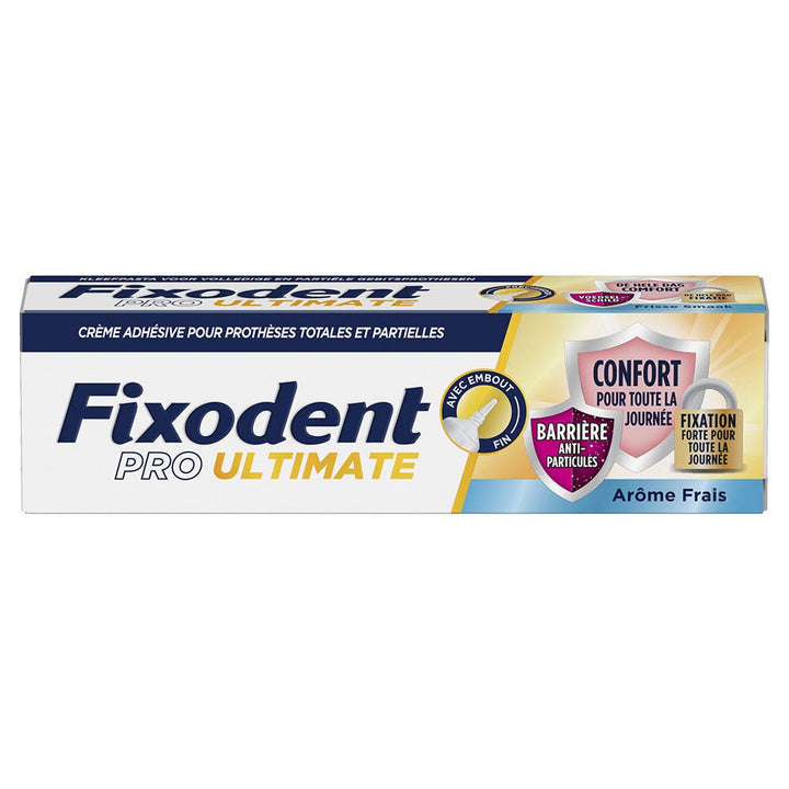 Fixodent Pro Ultimate Adhesive cream for full and partial dentures fresh feel 40 g (1.41oz)