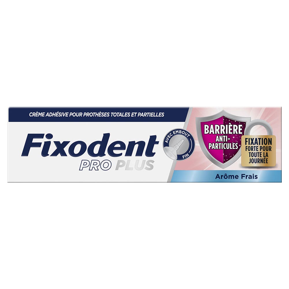 Fixodent Pro plus Adhesive cream for full & partial dentures anti-particle barrier 40 g (1.41oz)
