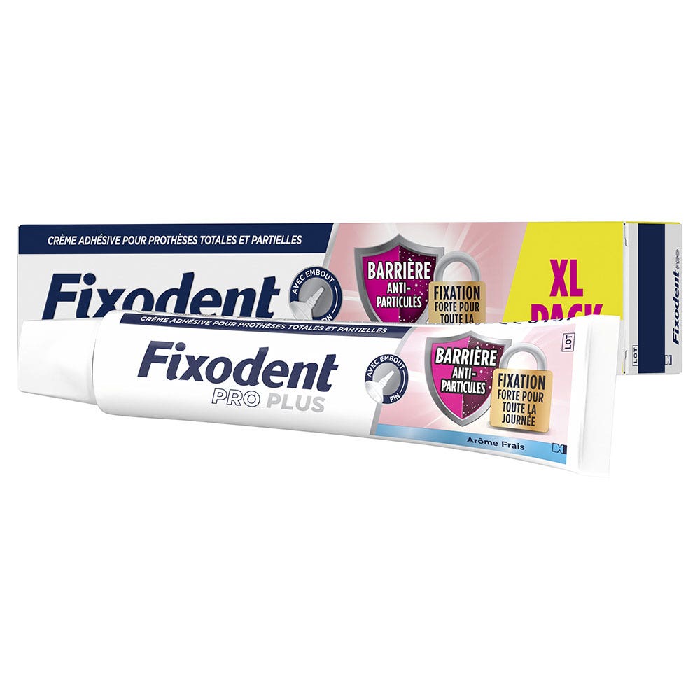 Fixodent Pro plus Adhesive vream for full & partial dentures 57 g (2.01oz)