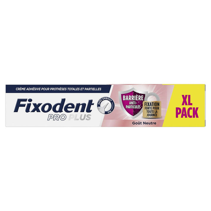 Fixodent Pro plus Adhesive cream for full and partial dentures anti-particle barrier 57g (2.01oz)