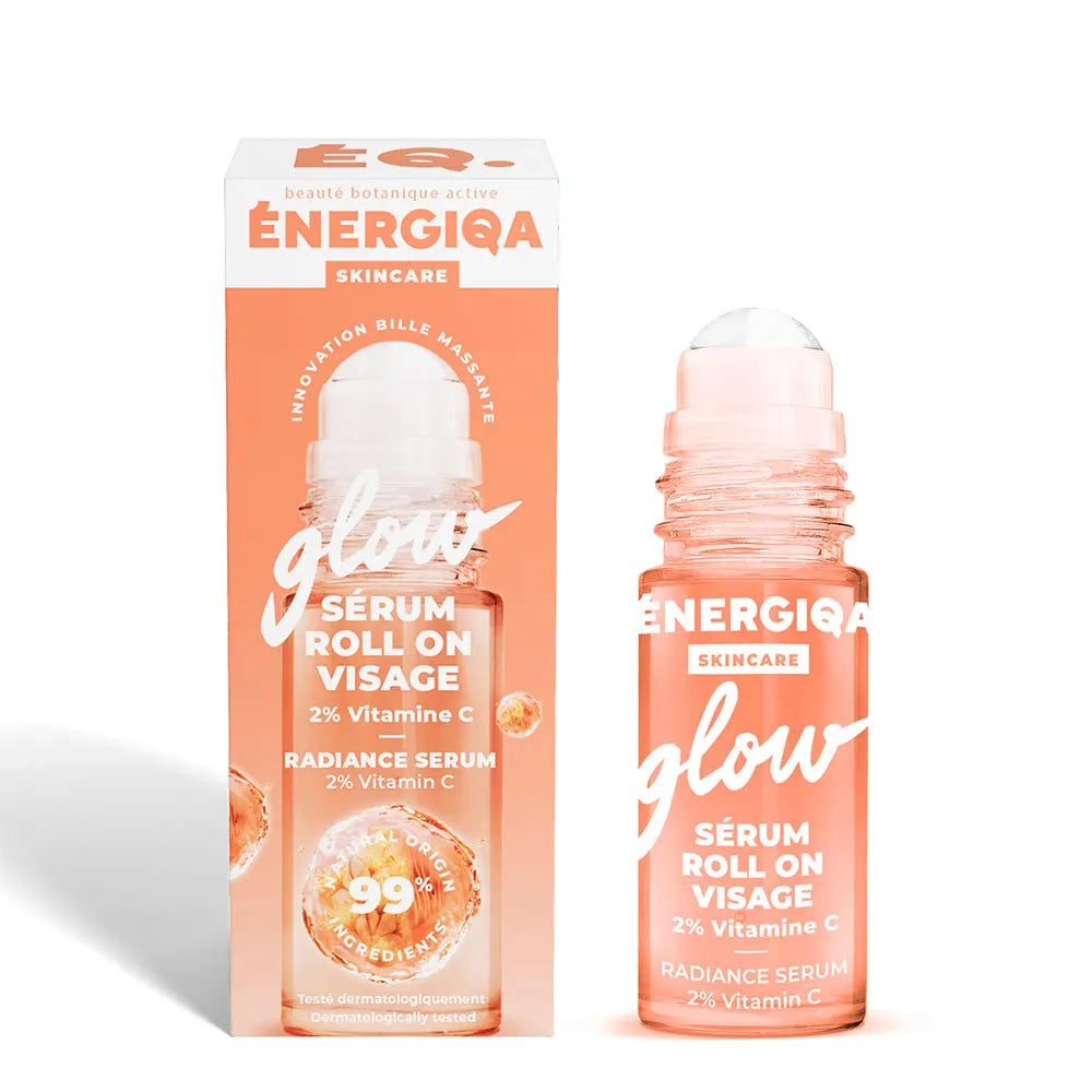 Energiqa Skincare Sérum Roll On Visage Glow 2% Vitamine C 30ml (1.01fl oz)