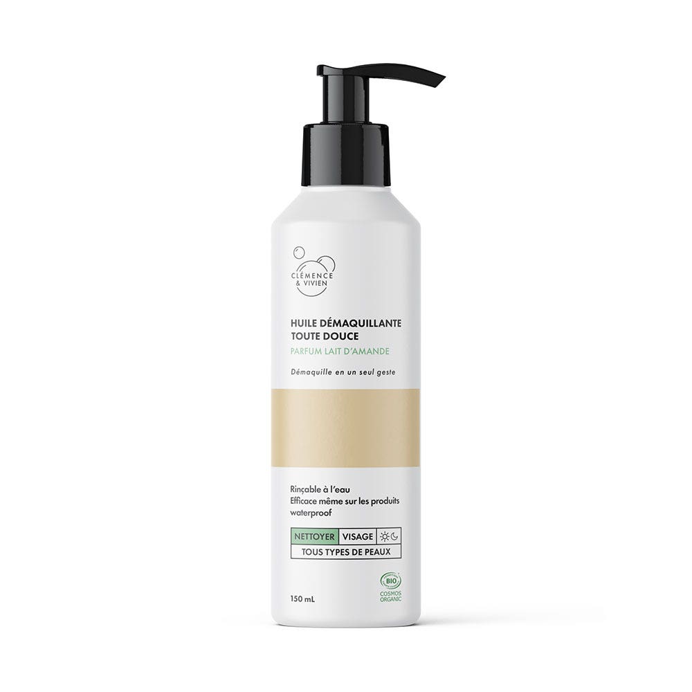 Clemence&Vivien Gentle cleansing oil almond milk fragrance 150 ml (5.07fl oz)