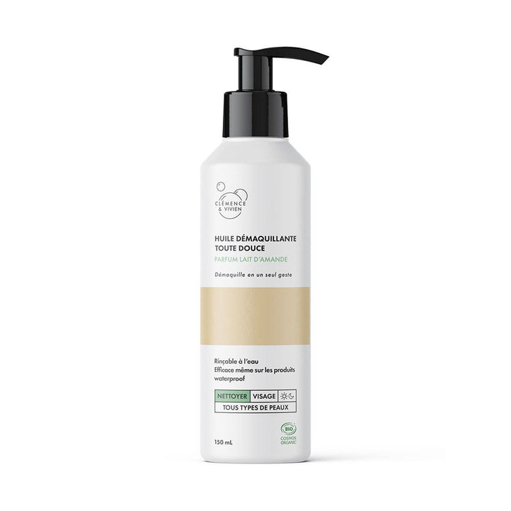 Clemence&Vivien Gentle cleansing oil almond milk fragrance 150 ml (5.07fl oz)