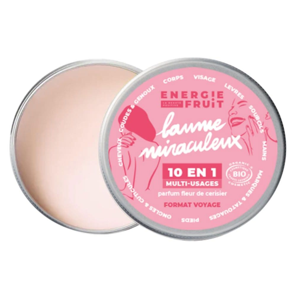 Energie Fruit Miraculous organic balm 10-in-1 multi-use cherry blossom fragrance 38 g (1.34oz)