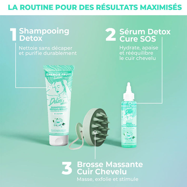Energie Fruit Detox Massaging Scalp Brush