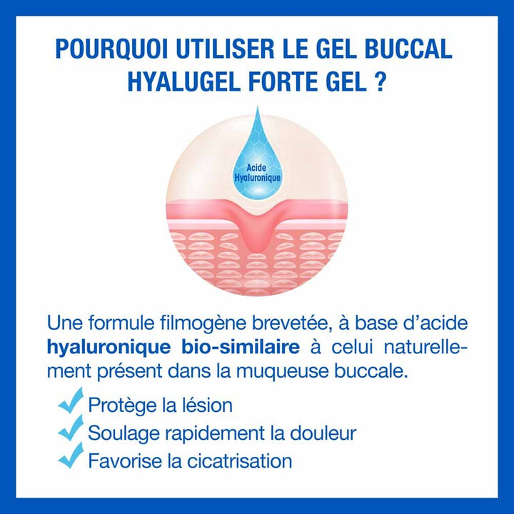 Hyalugel Deep healing oral gel 8ml (0.27fl oz)
