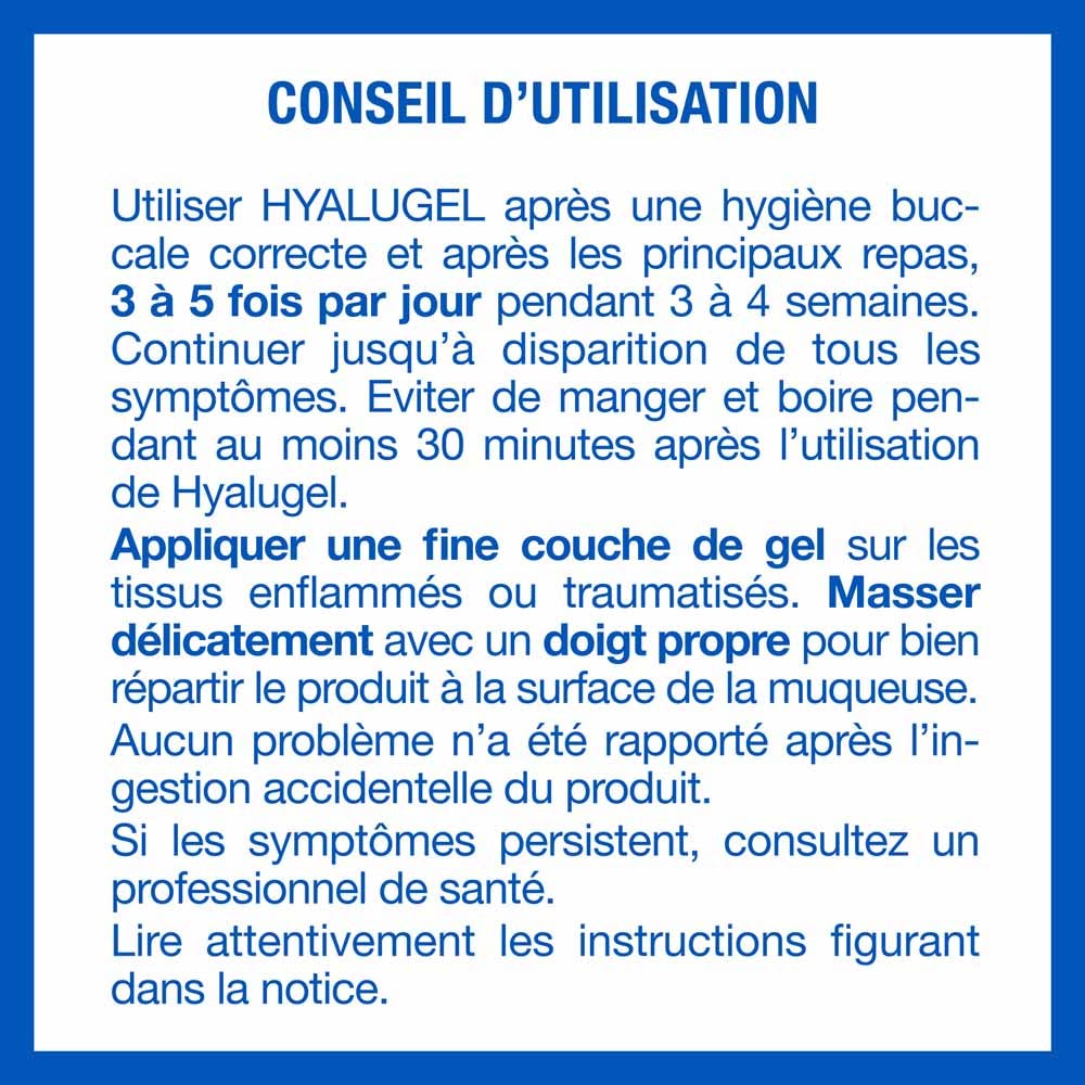 Hyalugel Oral gel 20ml (0.68fl oz)