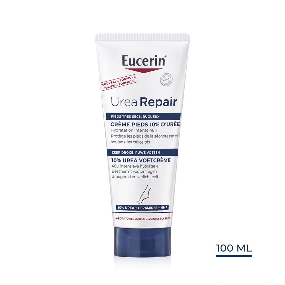 Eucerin UreaRepair Plus UreaRepair Foot Cream 10% Urea dry, rough skin 100ml (3.38fl oz)
