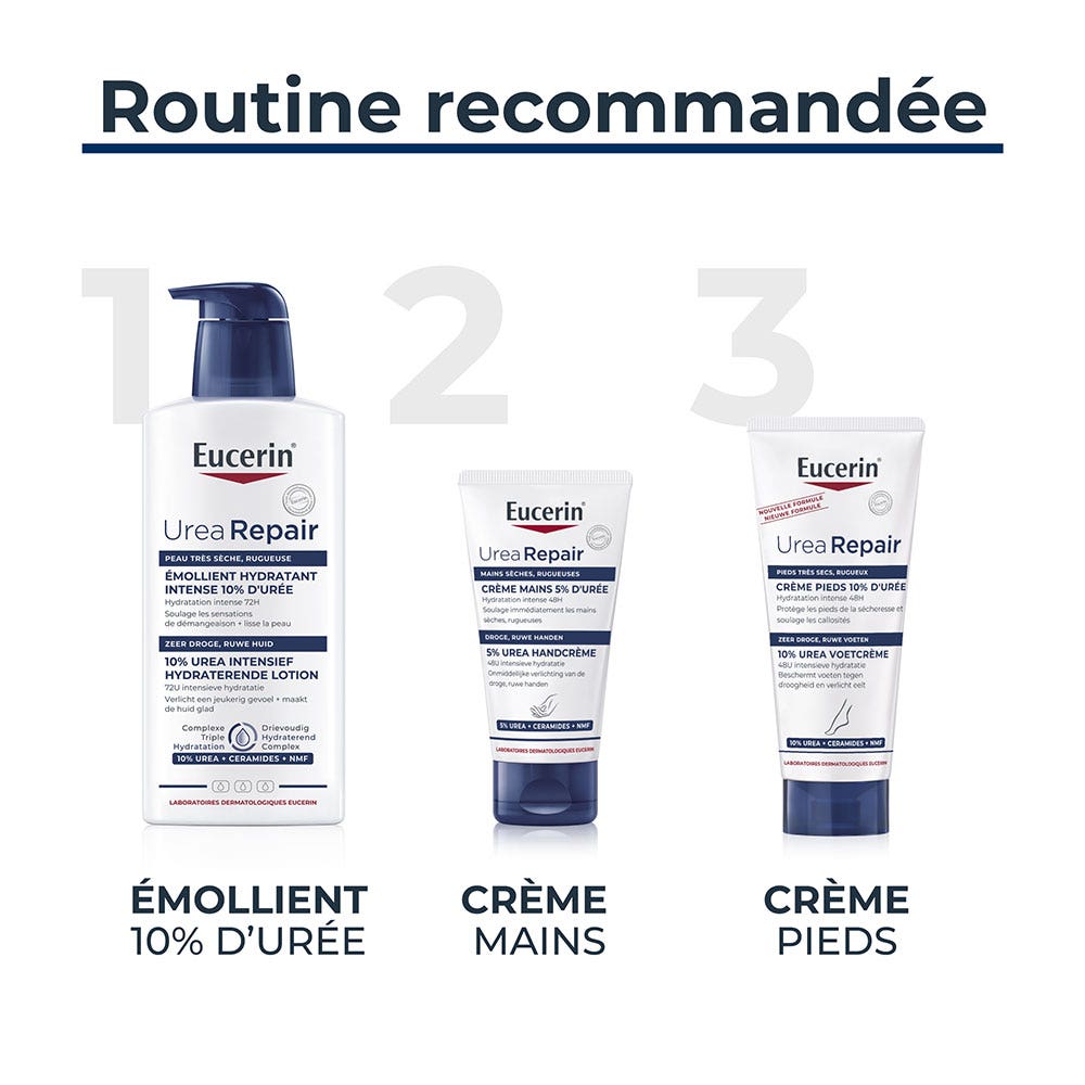 Eucerin UreaRepair Plus UreaRepair Foot Cream 10% Urea dry, rough skin 100ml (3.38fl oz)