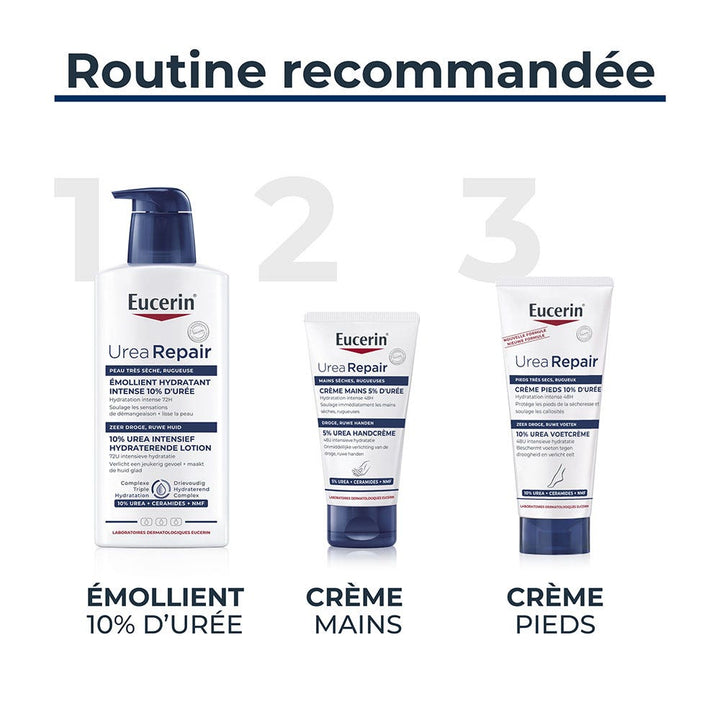 Eucerin UreaRepair Plus UreaRepair Foot Cream 10% Urea dry, rough skin 100ml (3.38fl oz)