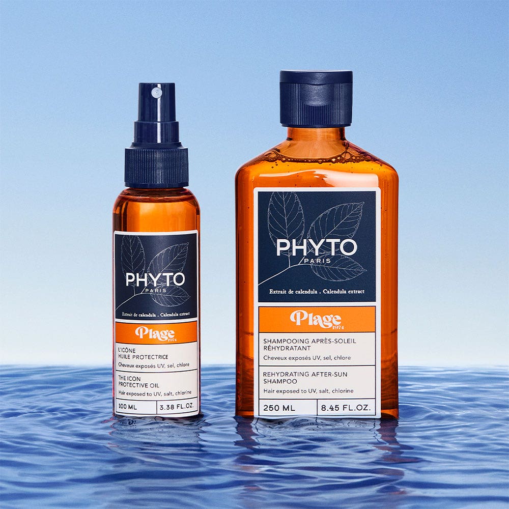 Phyto Paris Beach Rehydrating After-Sun Shampoo Hair exposed to UV Salt and Chlorine 250ml (8.45fl oz)