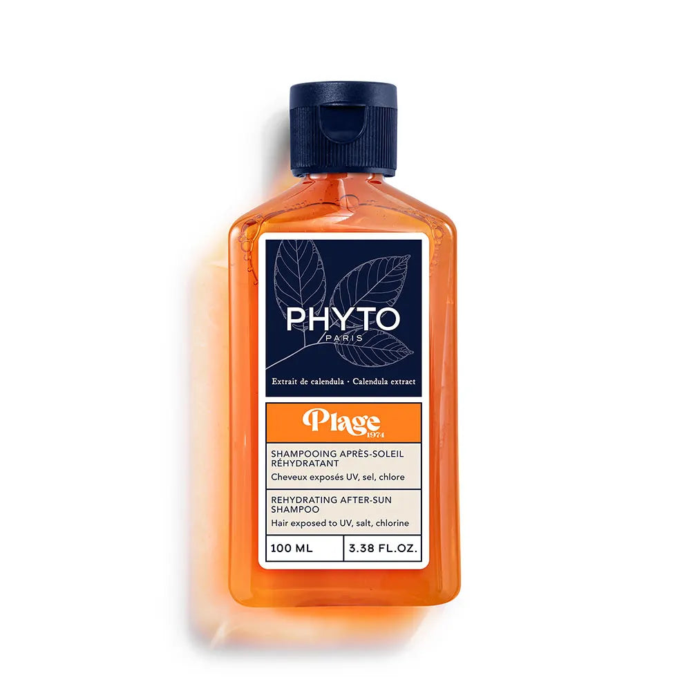 Phyto Beach Shampoing Réhydratant Après-Soleil Cheveux exposés aux UV Sel et Chlore 100 ml (3,38 fl oz)