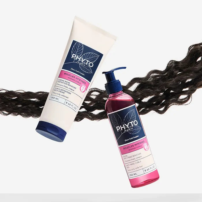 Phyto Intense Curls Crème Riche Définition Cheveux Bouclés et Crépus 250 ml (8,45 fl oz)