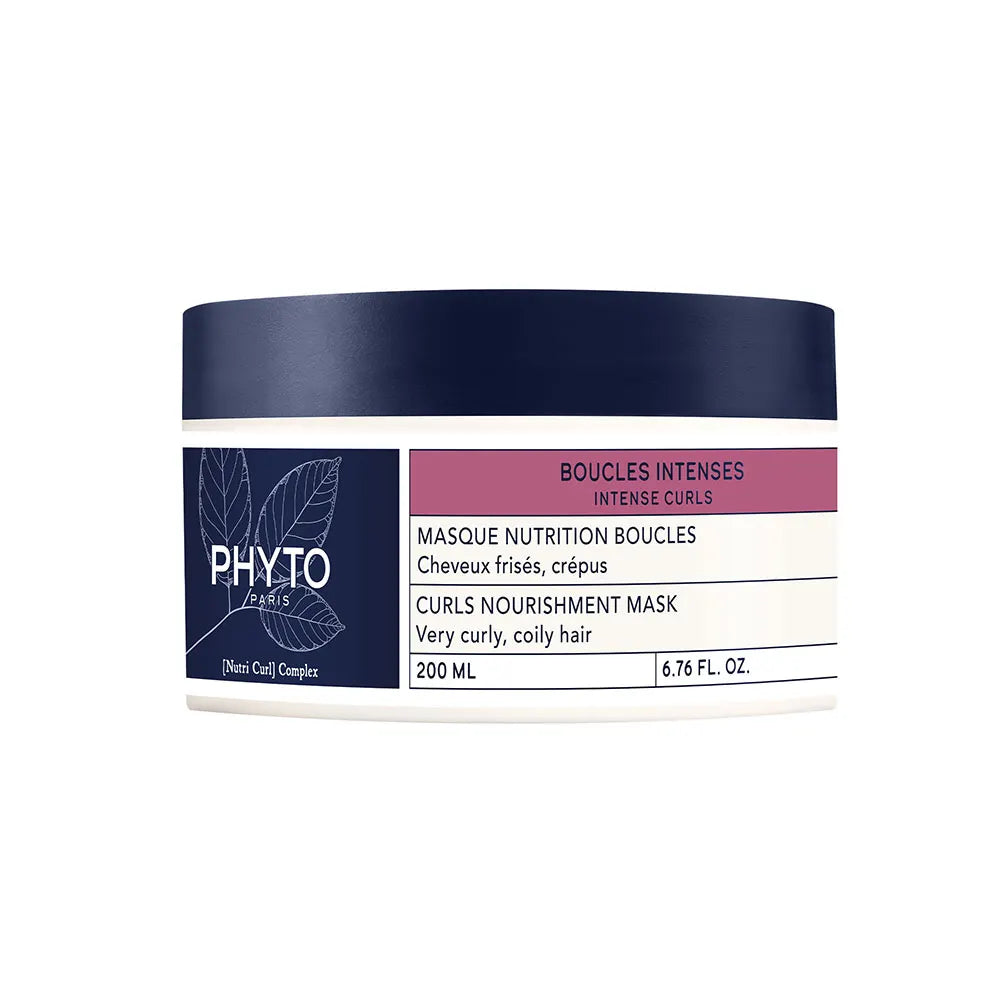 Phyto Intense Curls Masques Nutrition Boucles Cheveux Bouclés et Crépus 200 ml (6,76 fl oz)