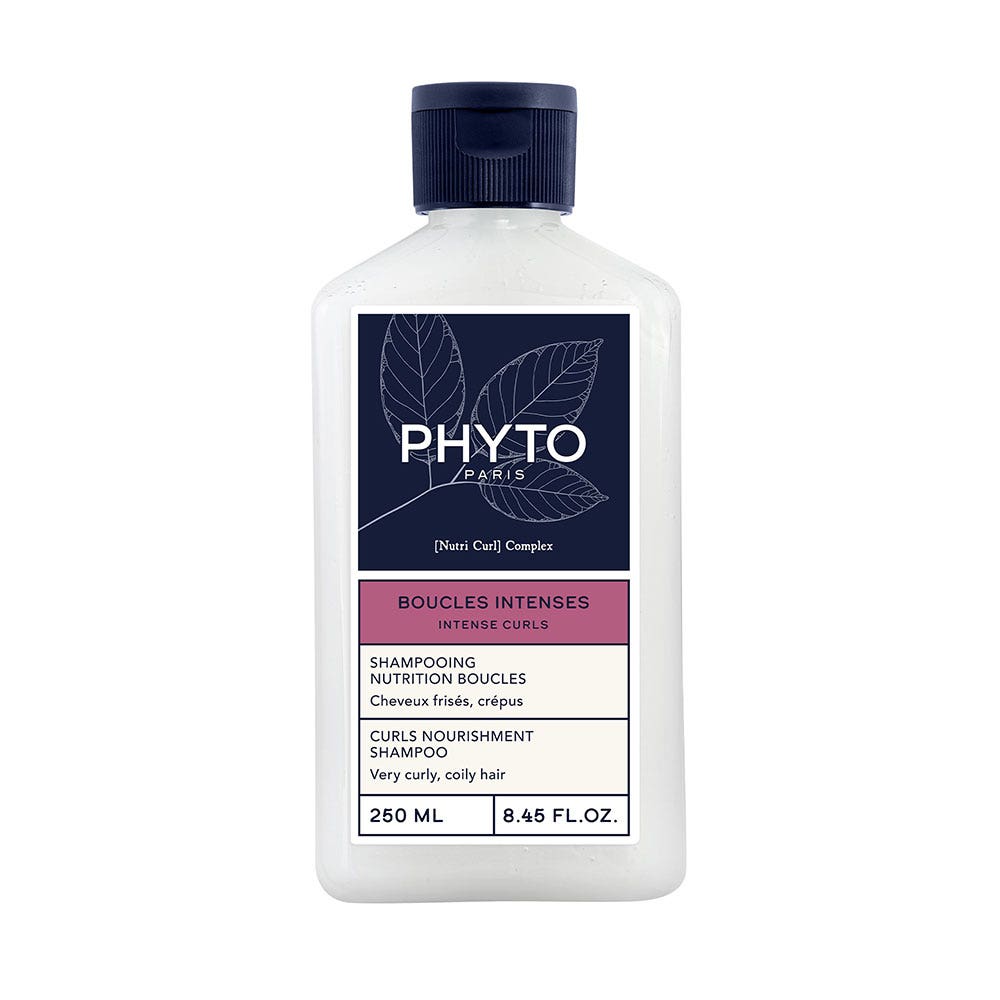 Phyto Paris Intense Curls Curls Nutrition Shampoo Curly and Frizzy Hair 250ml (8.45fl oz)