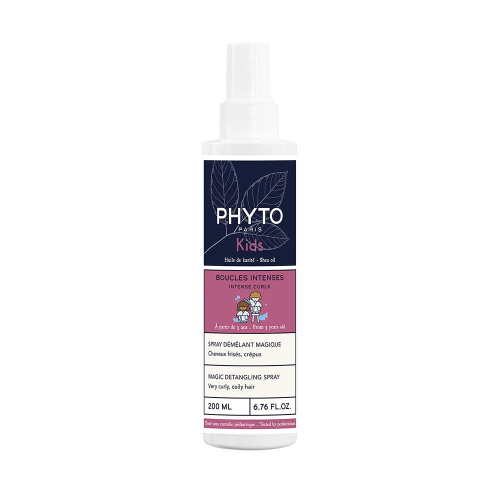 Phyto Paris Intense Curls Magic Detangling Spray KIDS Curly and Frizzy Hair 200ml (6.76fl oz)