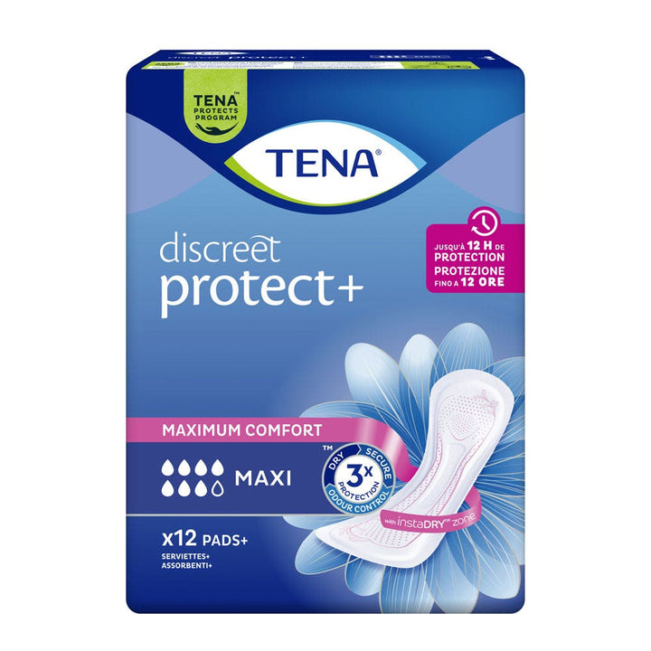 Tena Discreet Light bladder weakness pads Maxi x12
