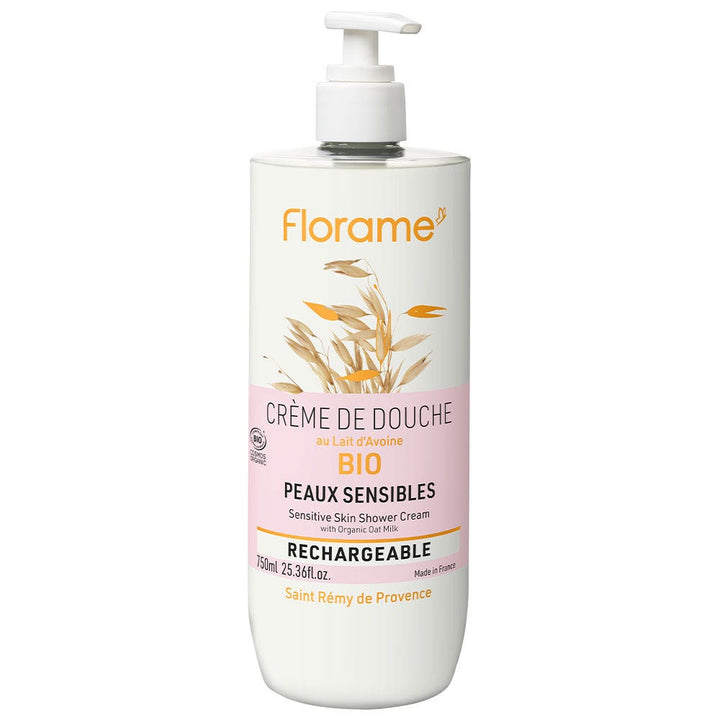 Florame Organic oat milk shower cream Sensitive skin 750ml (25.36fl oz)