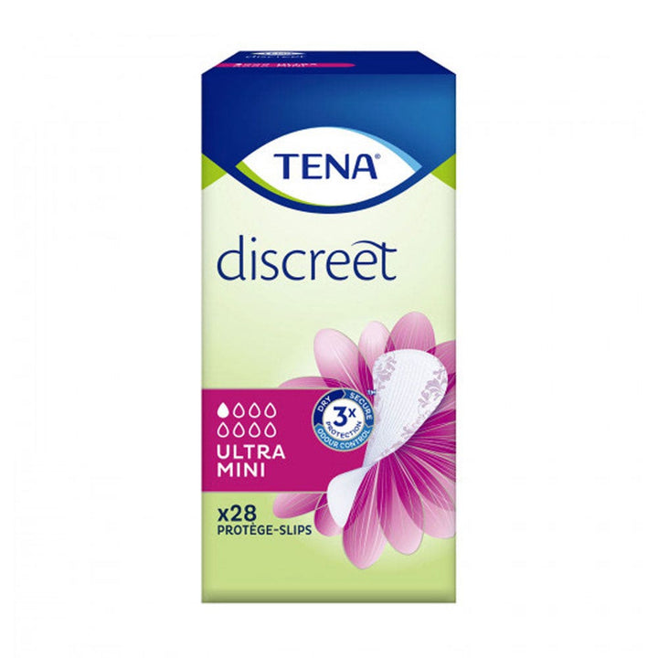Tena Discreet Ultra Mini لضعف المثانة الخفيف x28