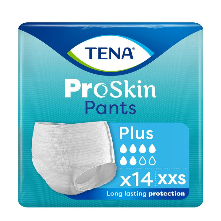 Tena Proskin plus Absorbent Briefs Taille XXS 40 -70 cm x14