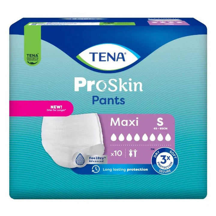 Tena Proskin Maxi Pants Urinary Absorbent Size S 65-85cm x10