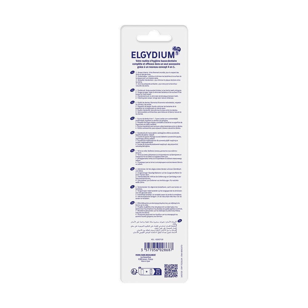 Elgydium 4 IN 1 Soft Toothbrush