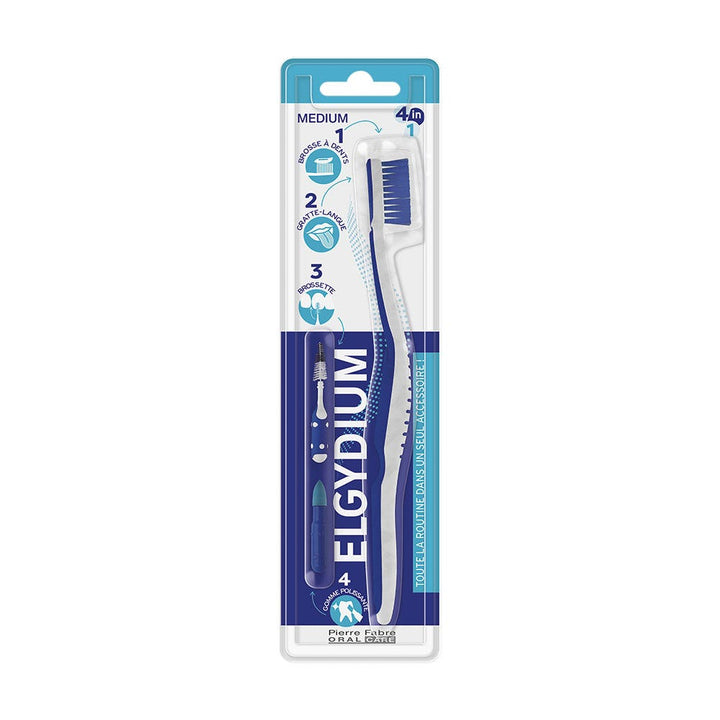 Elgydium Toothbrush 4 IN 1 Medium