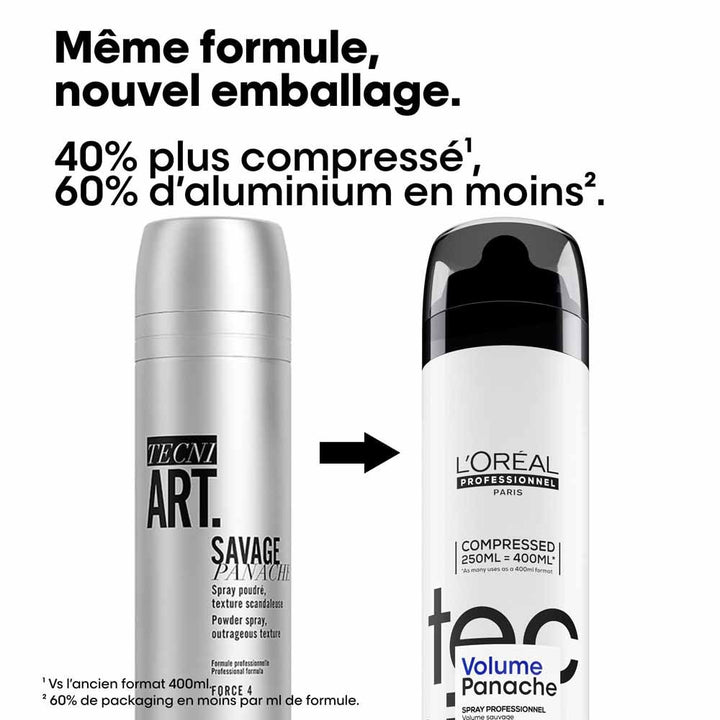 L'Oréal Professionnel Tecni Art Savage Panache Powder Spray Force 4 250ml (8.45fl oz)