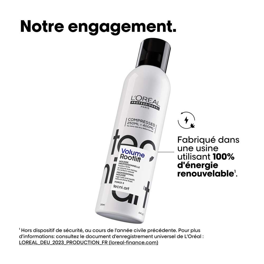 L'Oréal Professionnel Tecniart Tecni Art Volume Rootlift Foam Spray Force 3 250ml (8.45fl oz)