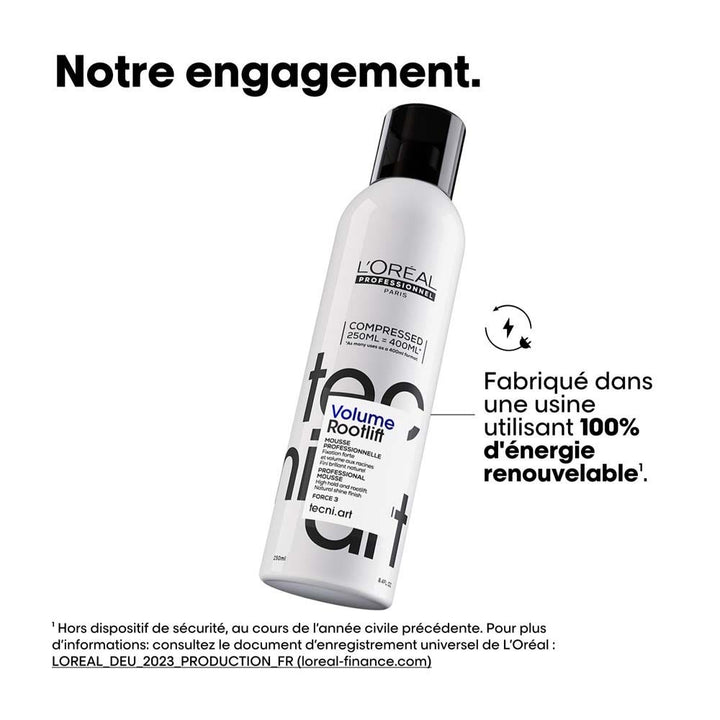 L'Oréal Professionnel Tecniart Tecni Art Volume Rootlift Foam Spray Force 3 250ml (8.45fl oz)
