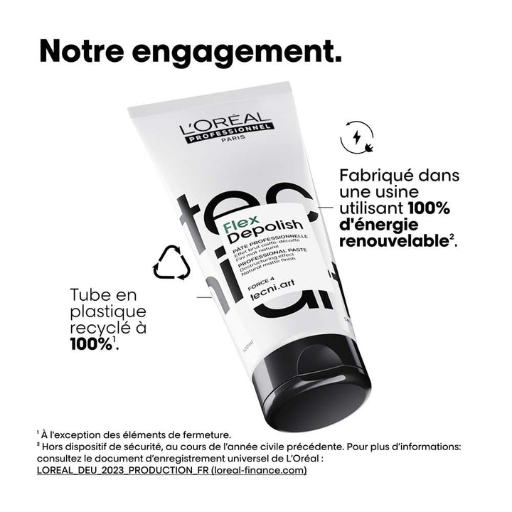 L'Oréal Professionnel Tecniart Tecni Art Depolish Pate Destructurante Effet Brut Force 4 100ml (3.38fl oz)
