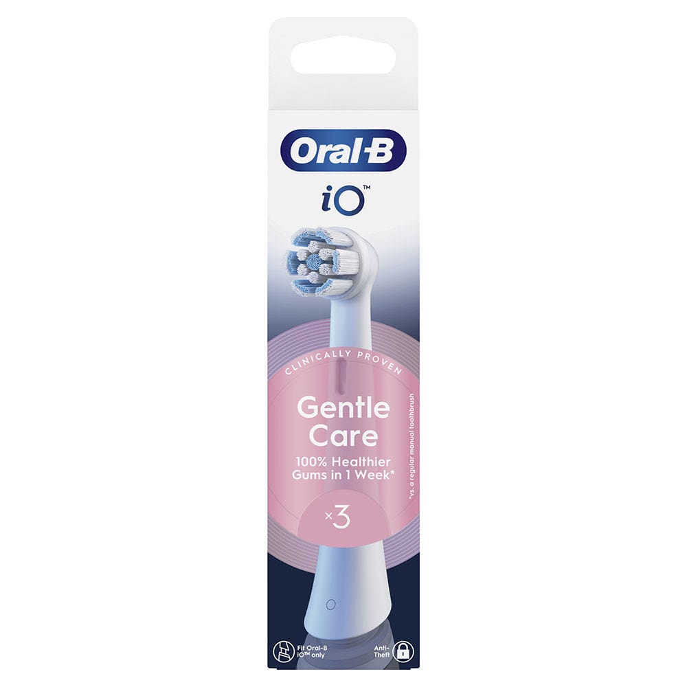 Oral-B iO Brushes for Electric Toothbrush Gentle Care x3