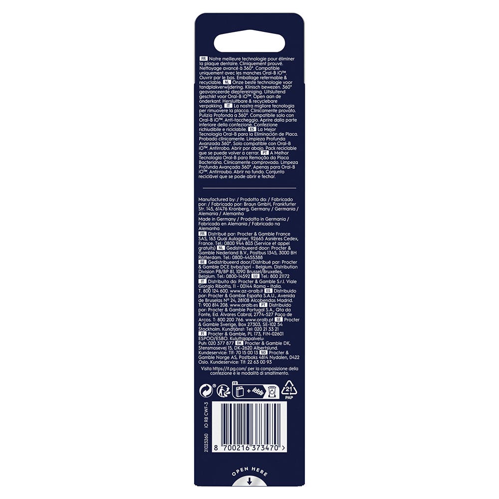 Oral-B iO Brushes for electric toothbrushes Ultimate Clean x3