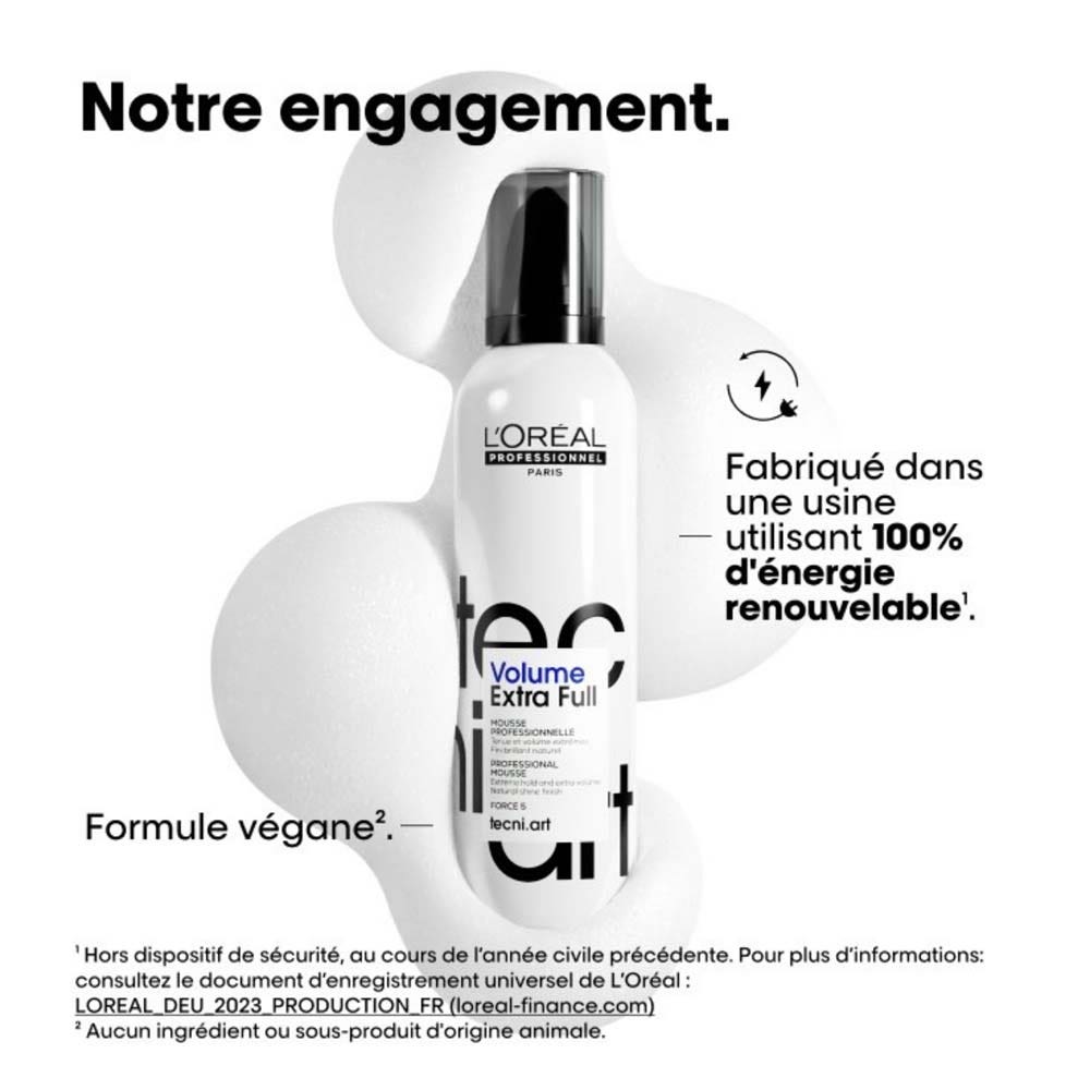 L'Oréal Professionnel Tecniart Tecni Art Full Volume Extra Strong Hold Volume Mousse Force 5 250ml (8.45fl oz)