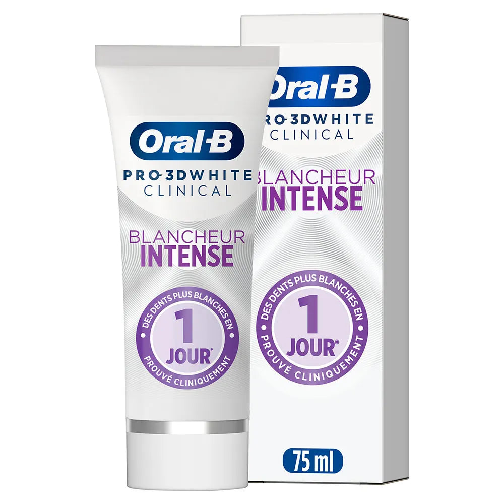 Dentifrice blanchissant intensif Oral-B Pro 3D White Clinical 75 ml