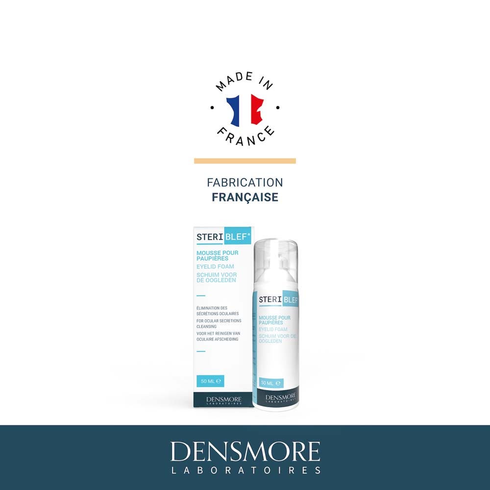Densmore Steriblef foaming eyelid and lash cleanser 50ml (1.69fl oz)