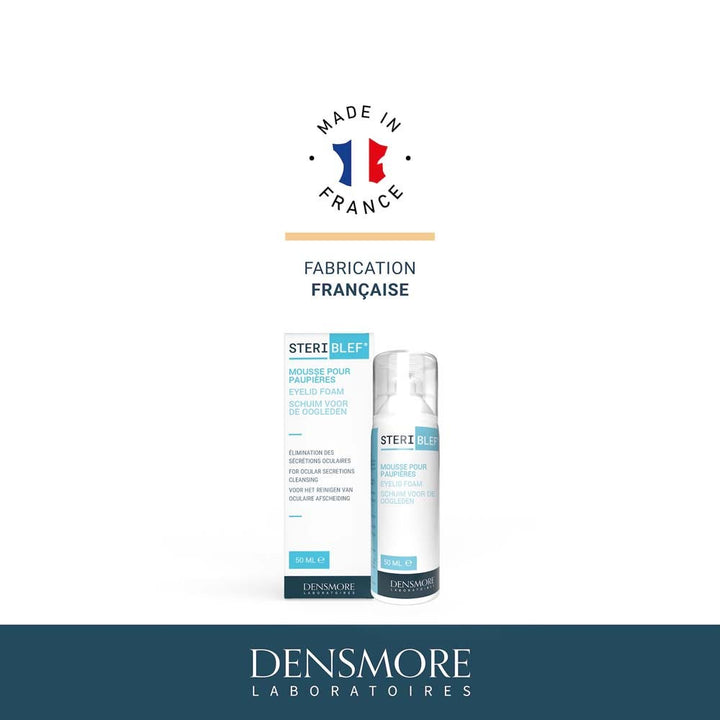 Densmore Steriblef foaming eyelid and lash cleanser 50ml (1.69fl oz)