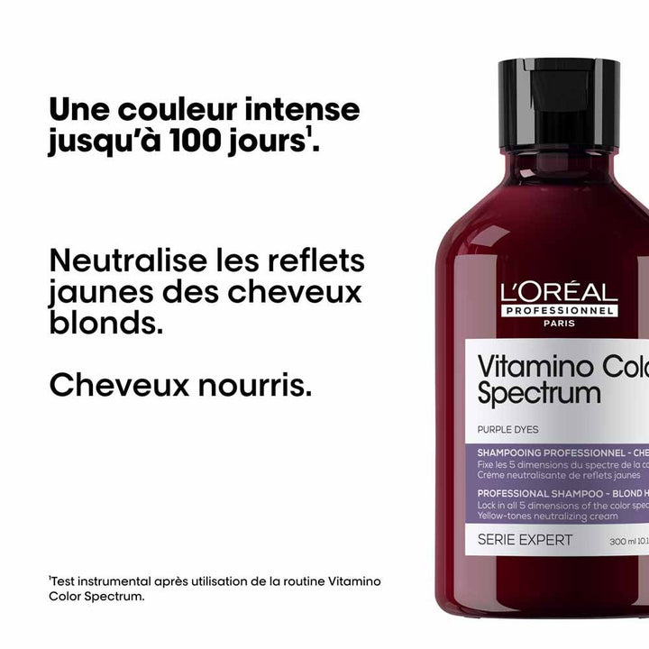 L'Oréal Professionnel Vitamino Color Spectrum Yellow highlights neutralising shampoo for blonde hair 300ml (10.14fl oz)