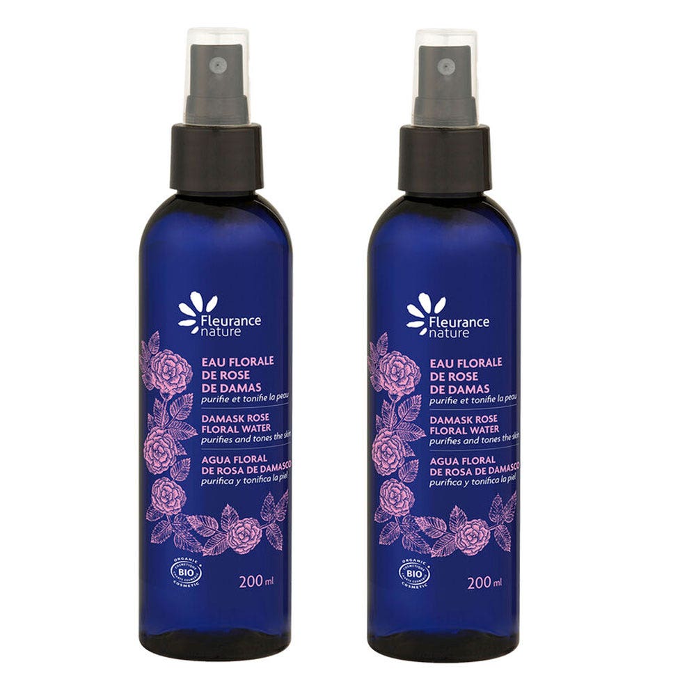 Fleurance Nature Rose Floral Waters 2x 200ml (6.76fl oz)