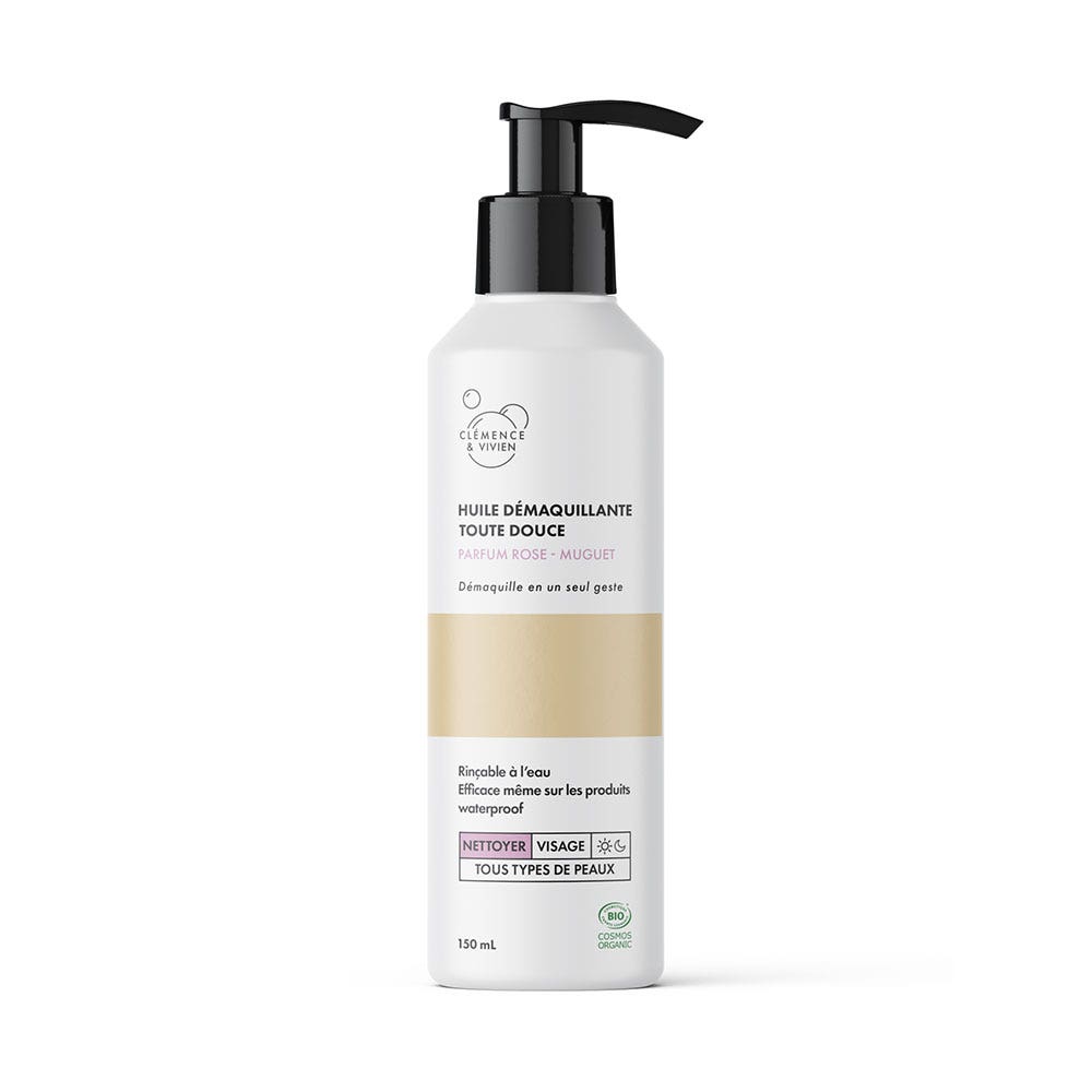 Clemence&Vivien Very Gentle Cleansing Oil Bioes Perfumes Rose - Lily of the valley 150ml (5.07fl oz)
