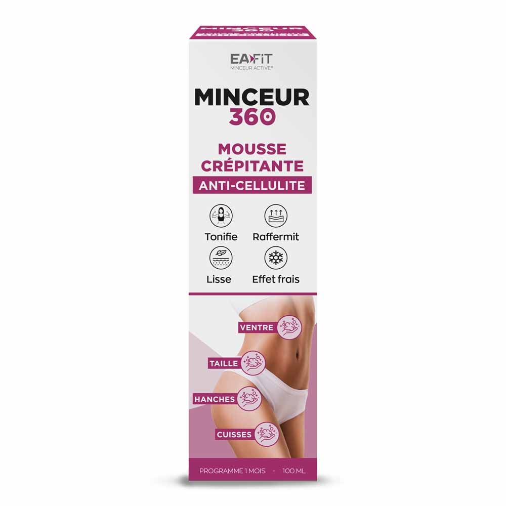 Eafit Active Slimming 360 slimming foaming mousse targets cellulite 100 ml (3.38fl oz)