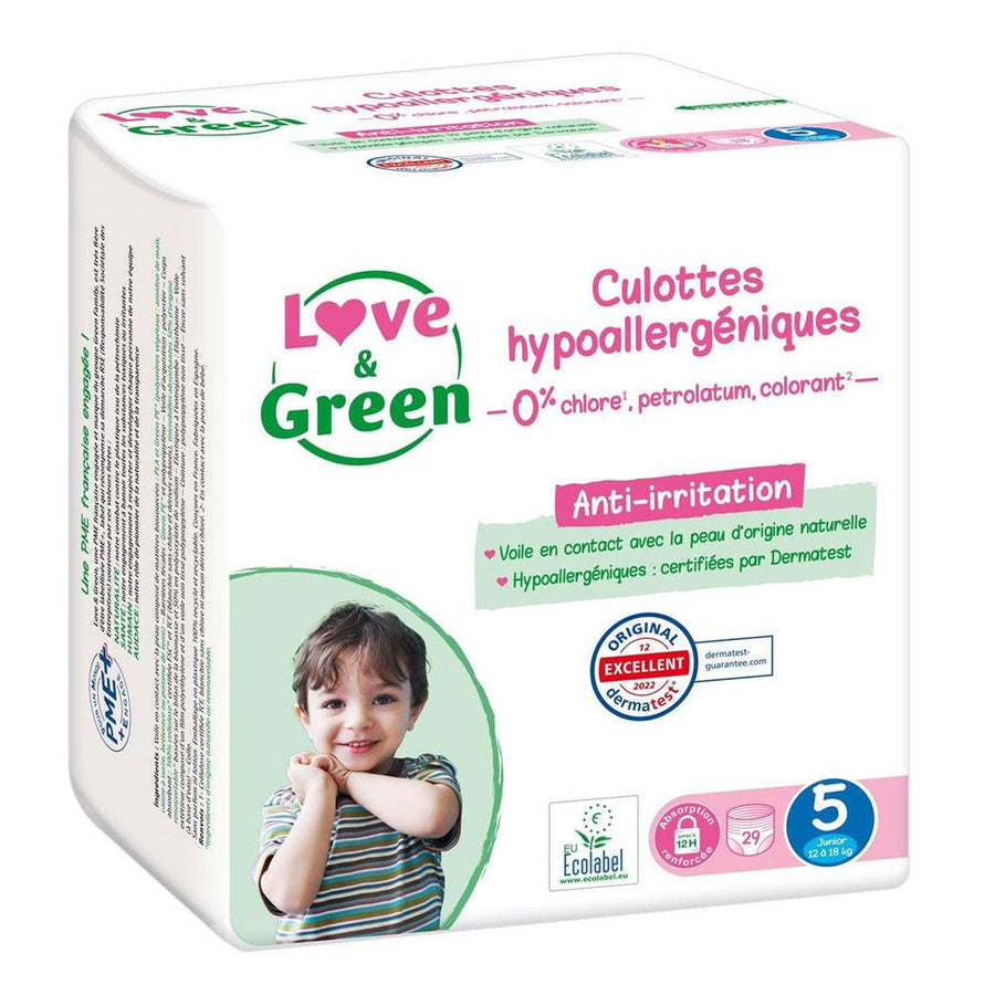 Love&Green Hypoallergenic Pants Size 5 Junior 12-18kg x29
