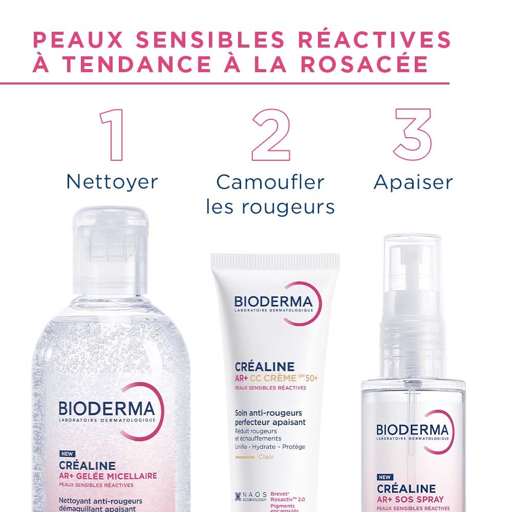 Bioderma Créaline AR + CC Cream SPF50 + Light 40ml (1,35FL OZ)