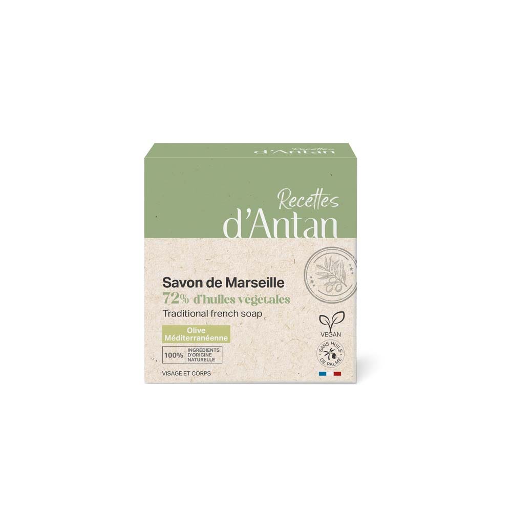 Recettes d'Antan Marseille soap mediterranean olive oil 200 g (7.05oz)