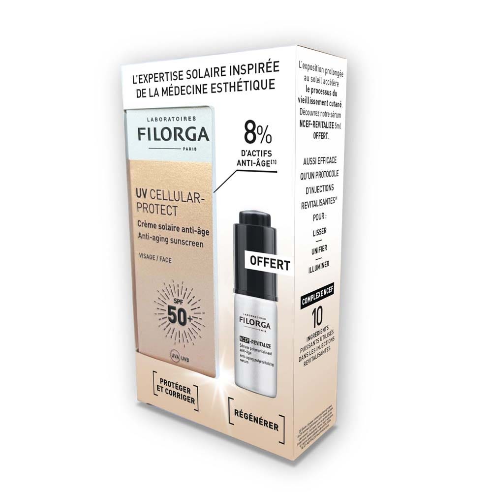 Filorga UV Cellular-Protect Anti-Ageing Sun Cream SPF50+ with Free Anti-Ageing Serum