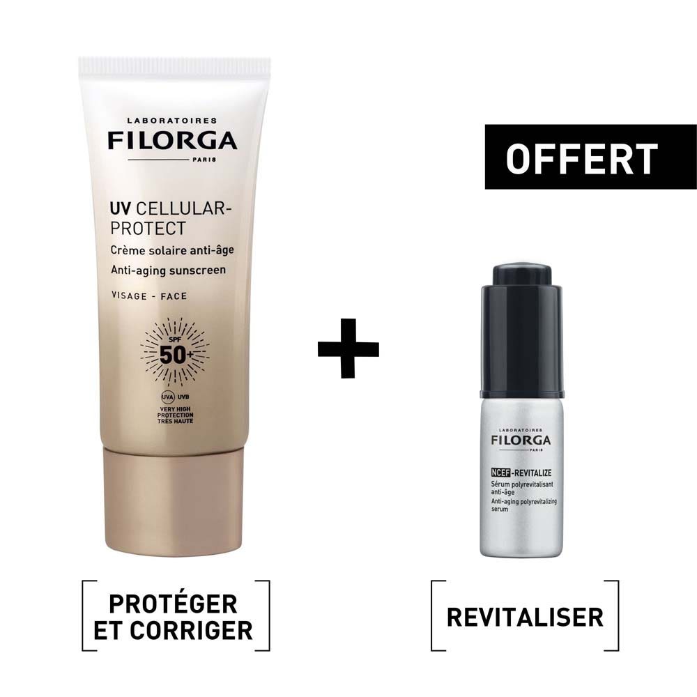 Filorga UV Cellular-Protect Anti-Ageing Sun Cream SPF50+ with Free Anti-Ageing Serum