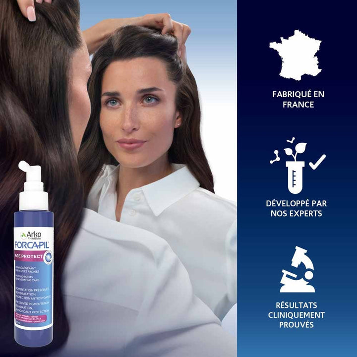 Arkopharma Forcapil Age Protect Regenerating Hair and Roots Care 125ml (4.23fl oz)