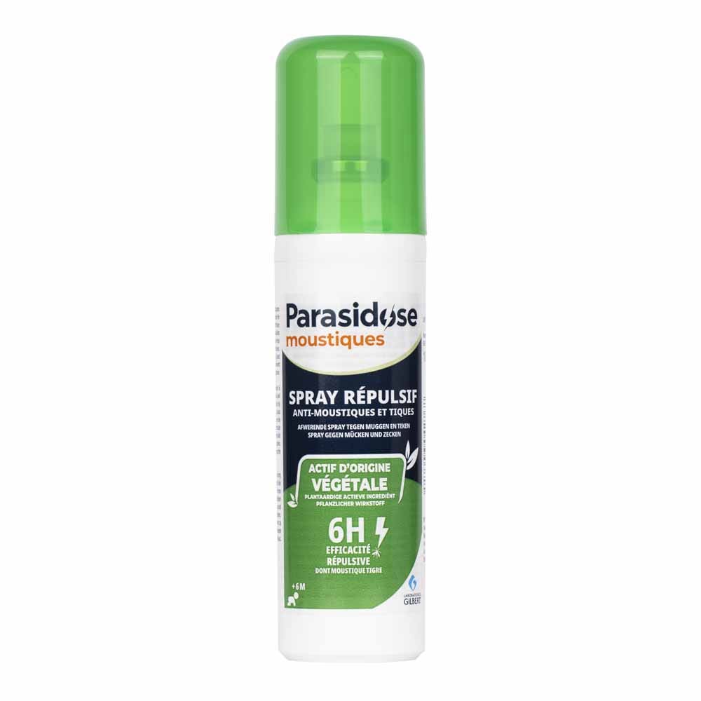 PARASIDOSE Active plant-based mosquito and tick repellent spray 100ml (3.38fl oz)